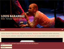 Tablet Screenshot of louisbarabbas.com